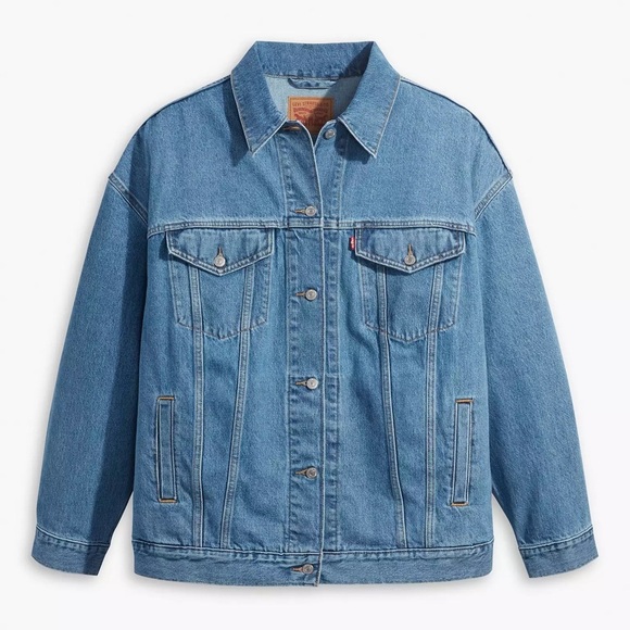 LEVI’S BAGGY TRUCKER JACKET (PLUS SIZE) - Picture 1 of 9